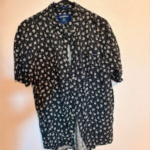 Chubbies Black and White Floral Shirt